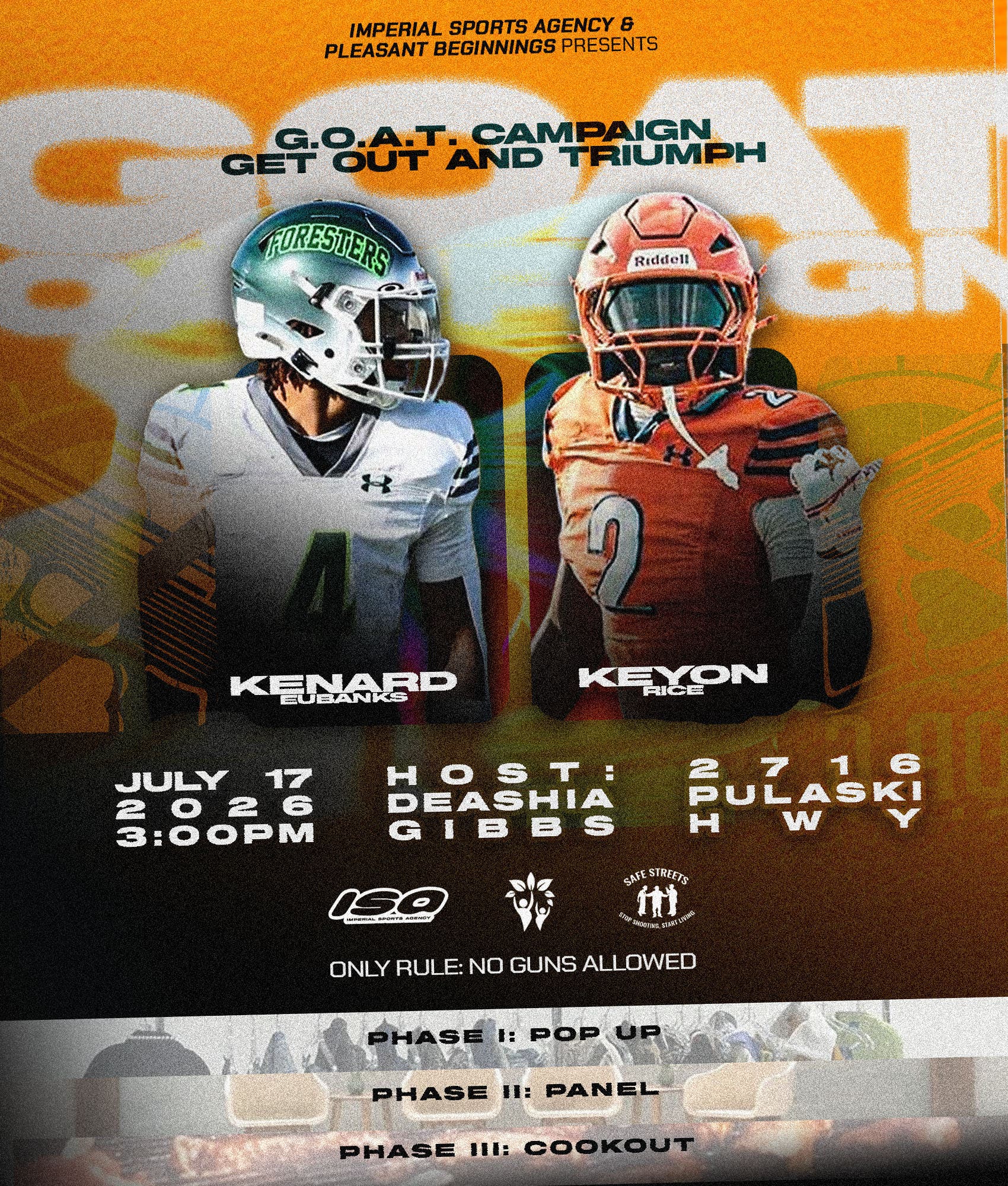G.O.A.T. Campaign: Get Out And Triumph