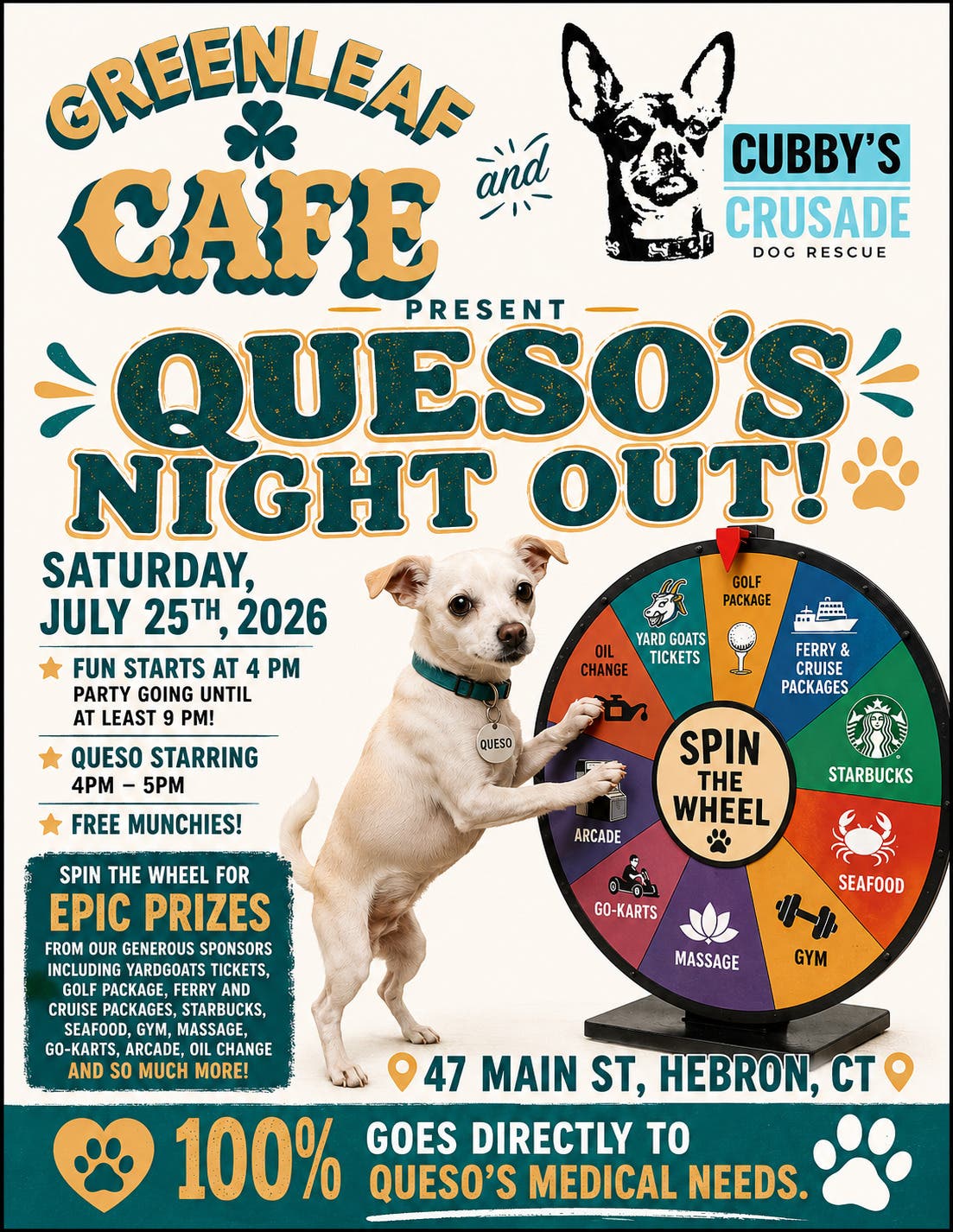 Queso's Night Out!