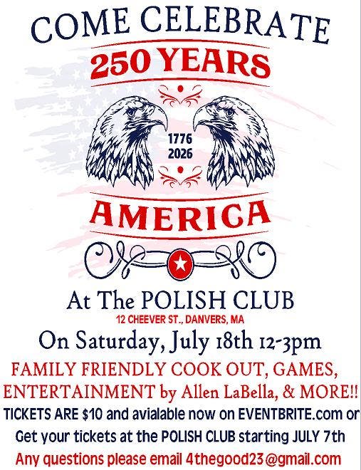 Come Celebrate 250 Years America