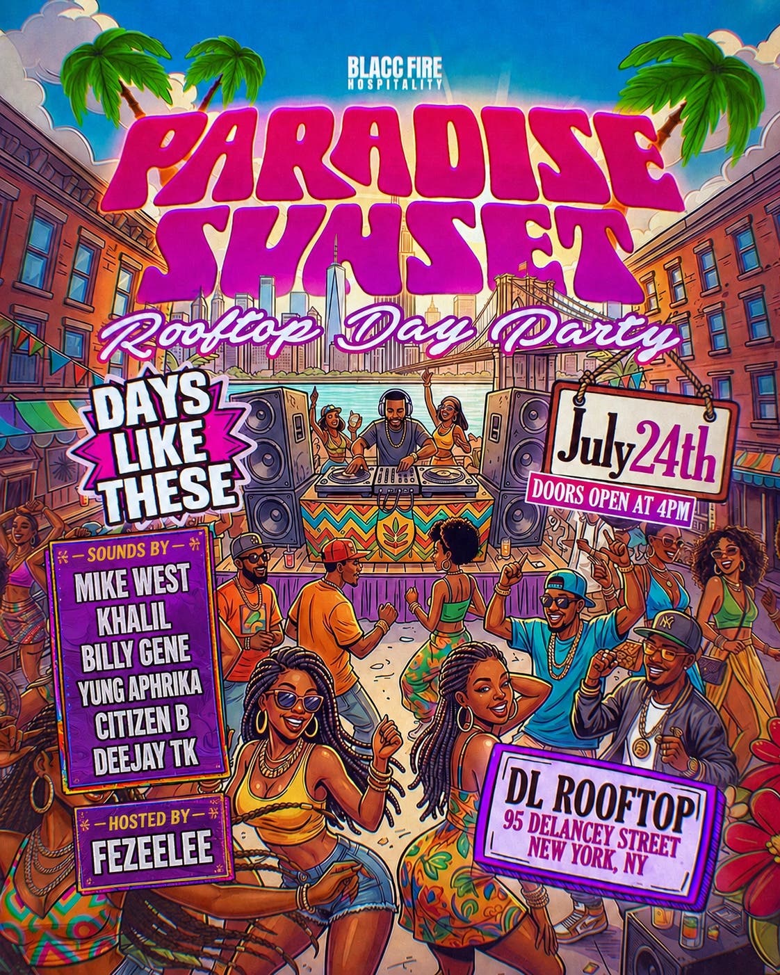 Paradise Sunset Rooftop Day Party