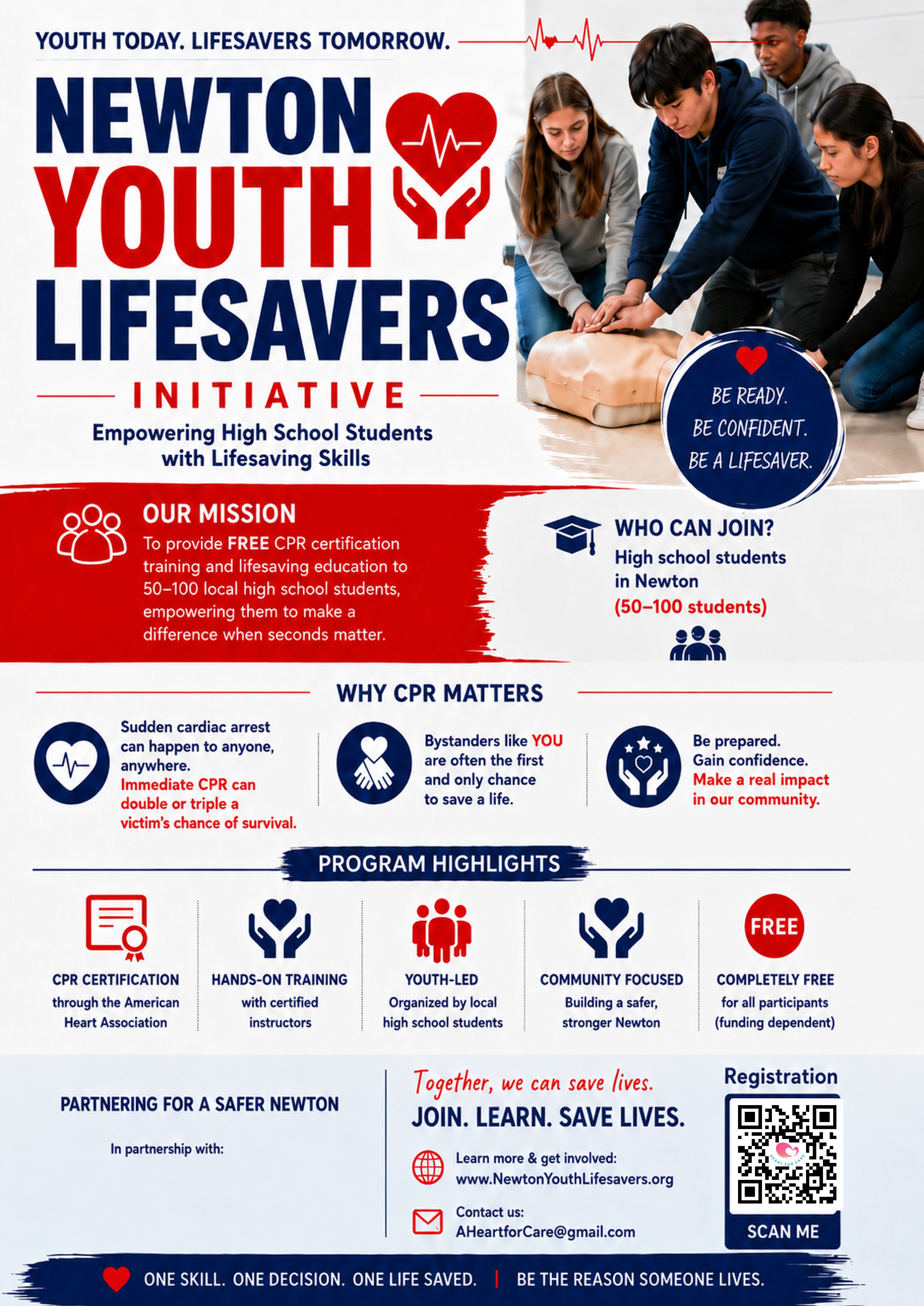 Newton Youth Lifesavers Initiative