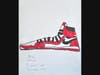 Colorful and bold sneaker design inspired by imagination