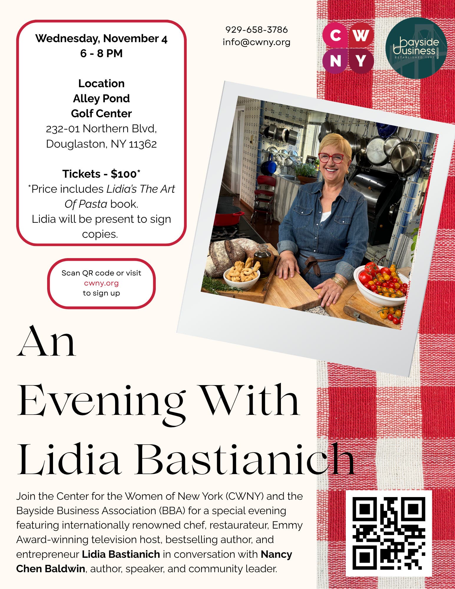 Lidia Bastianich Event