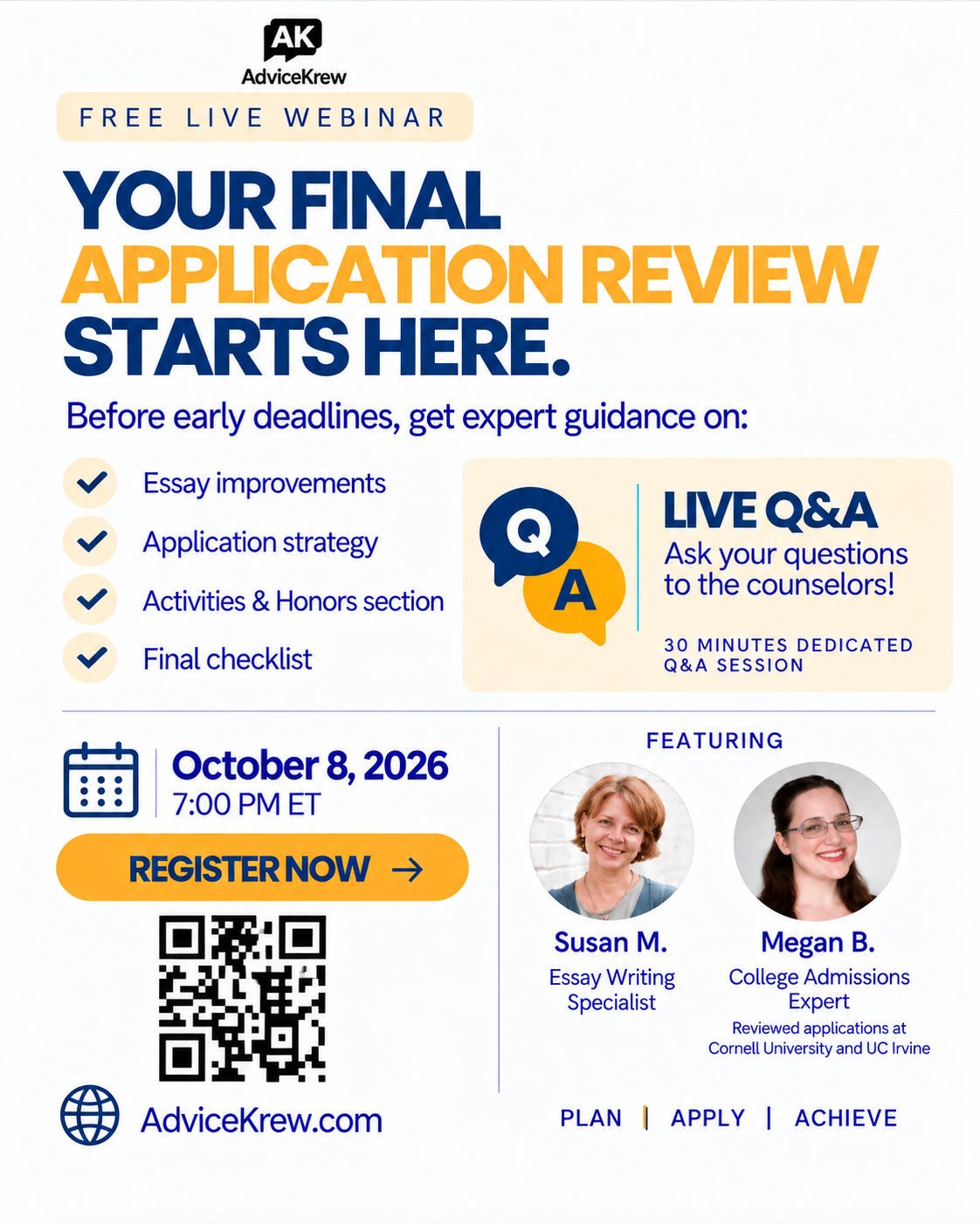 Your Final Application Review Starts Here