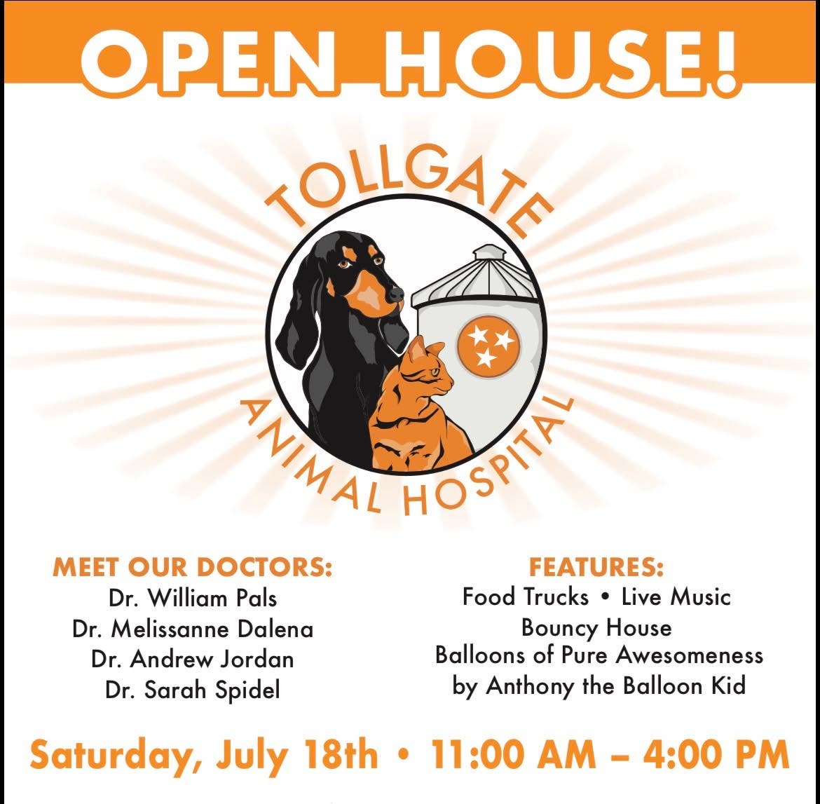 Open House Tollgate Animal Hospital