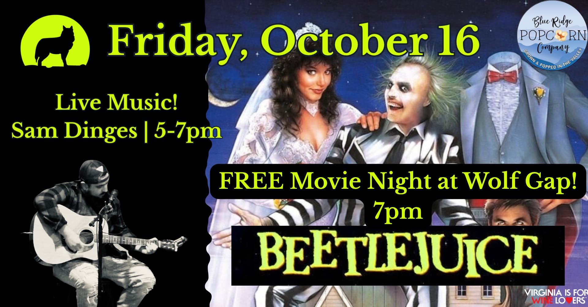 Beats & Beetlejuice | Live Music + Movie Night 🎶🎬👻