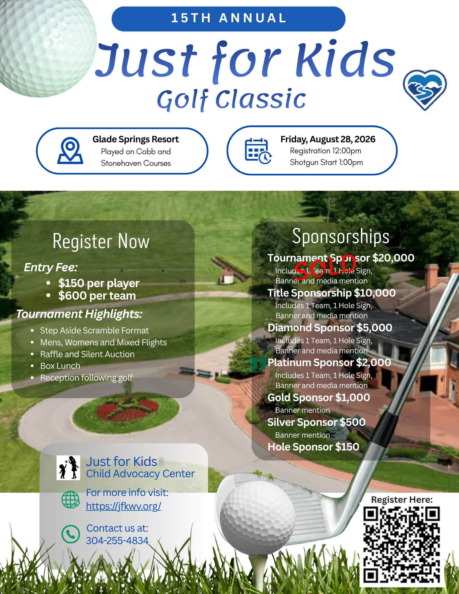 15th Annual Just For Kids Golf Classic