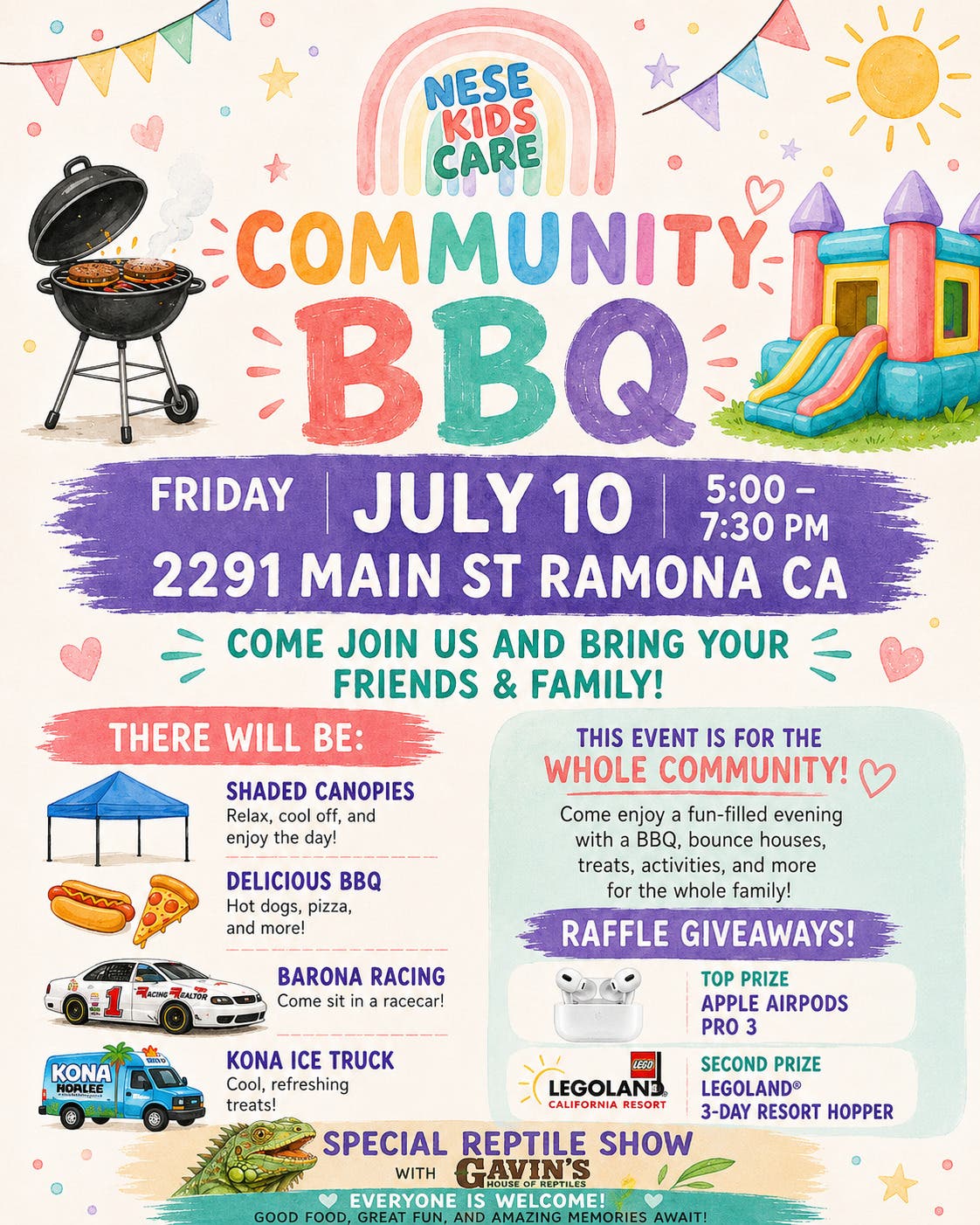 Nese Kids Care Community BBQ