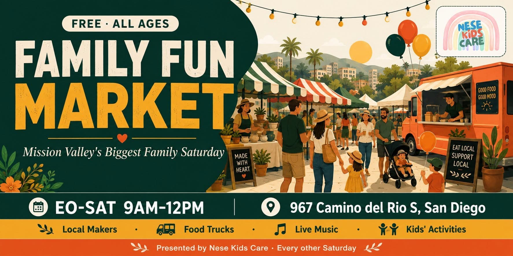 FREE Family Fun Day – Mission Valley's Community Market