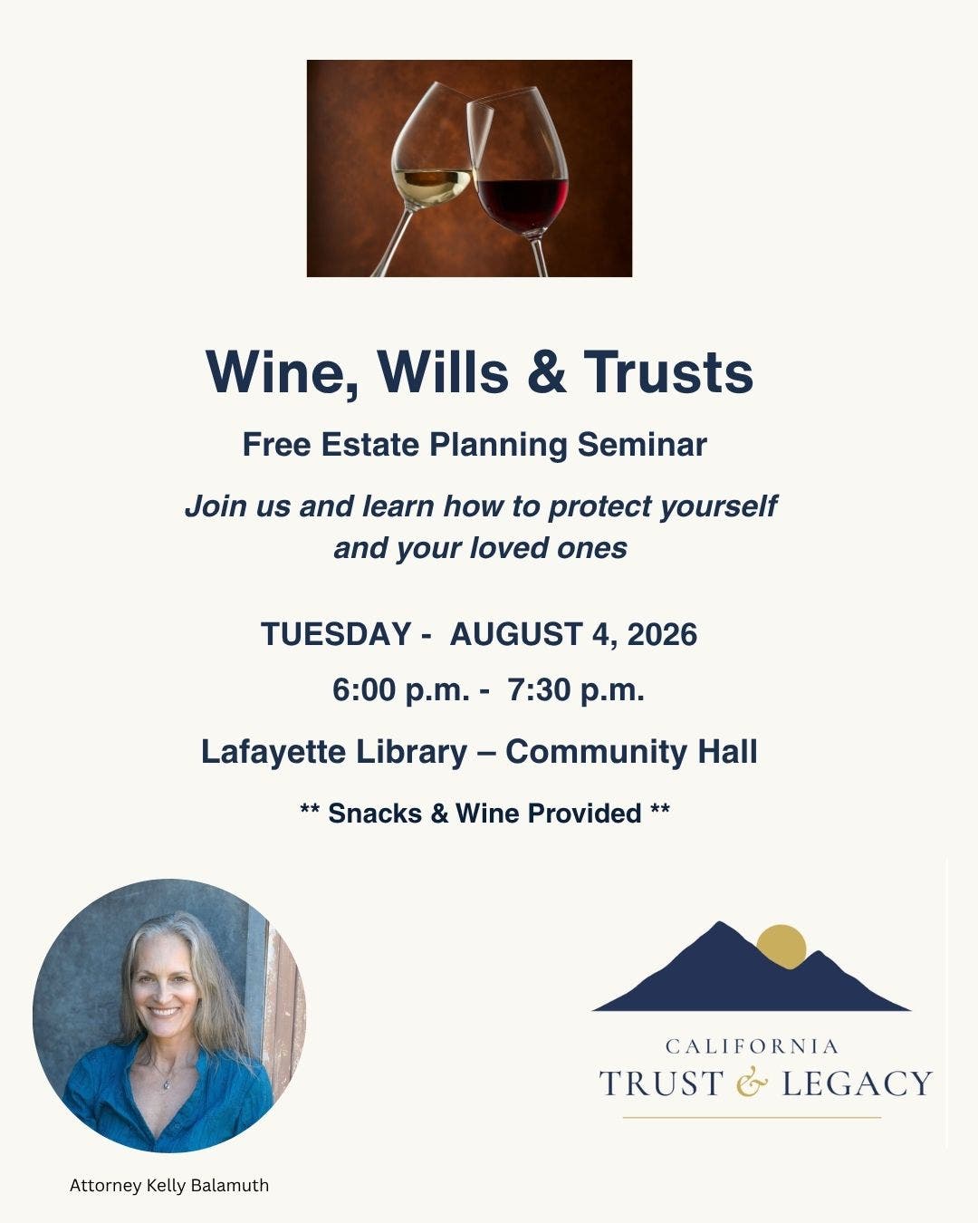 Wine, Wills & Trusts!