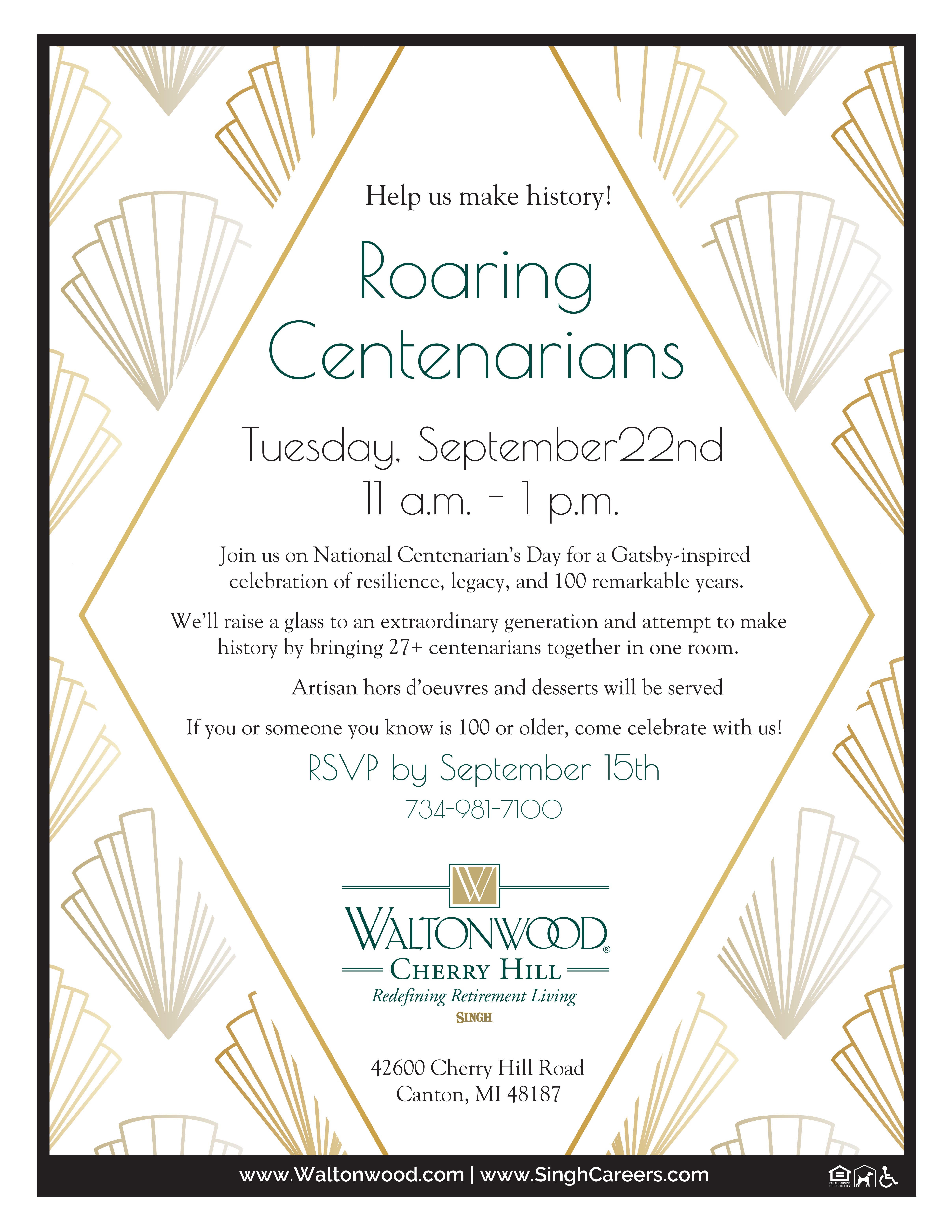 National Centenarian's Day Celebration