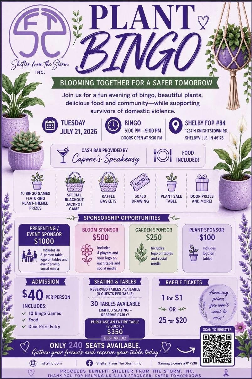 SFTS Plant Bingo