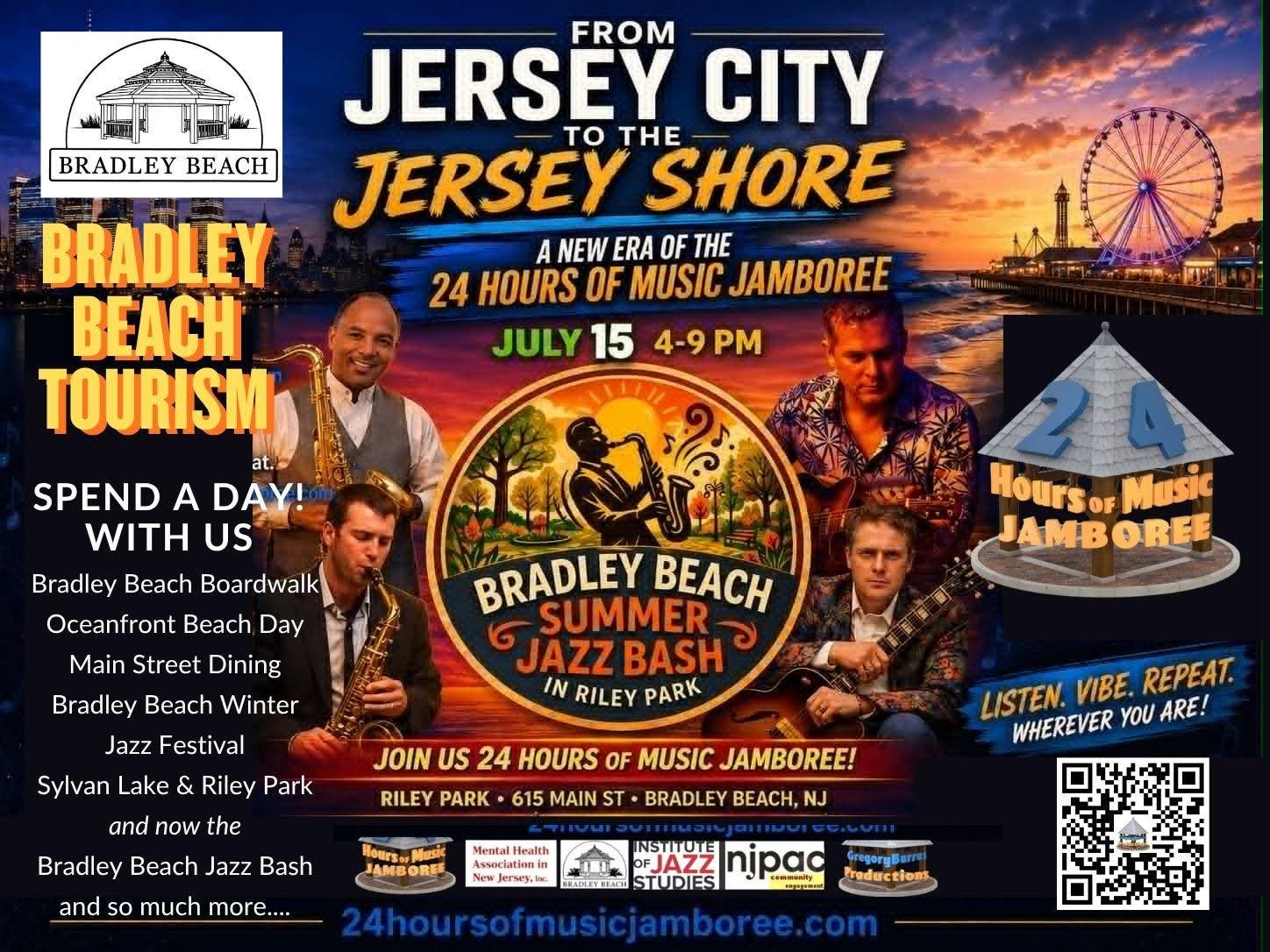 24 Hours of Music Jamboree : Bradley Beach Summer Jazz Bash at Riley Park