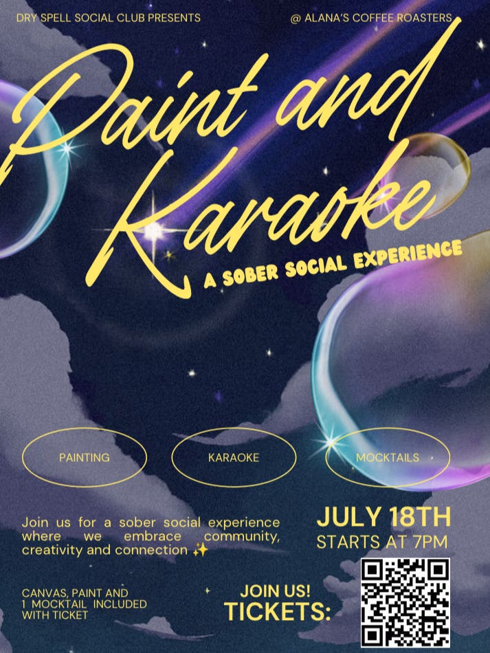 Dry Spell presents: Paint and Karaoke night!
