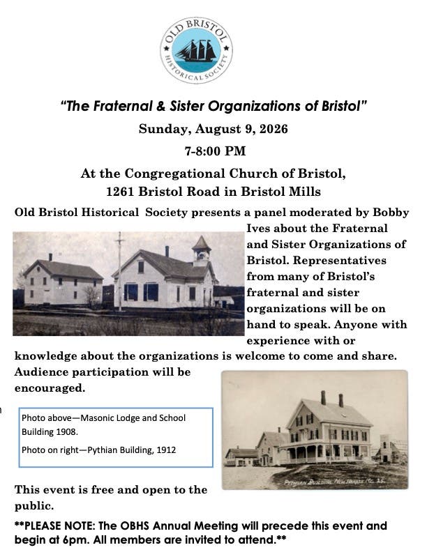The Fraternal & Sister Organizations of Bristol