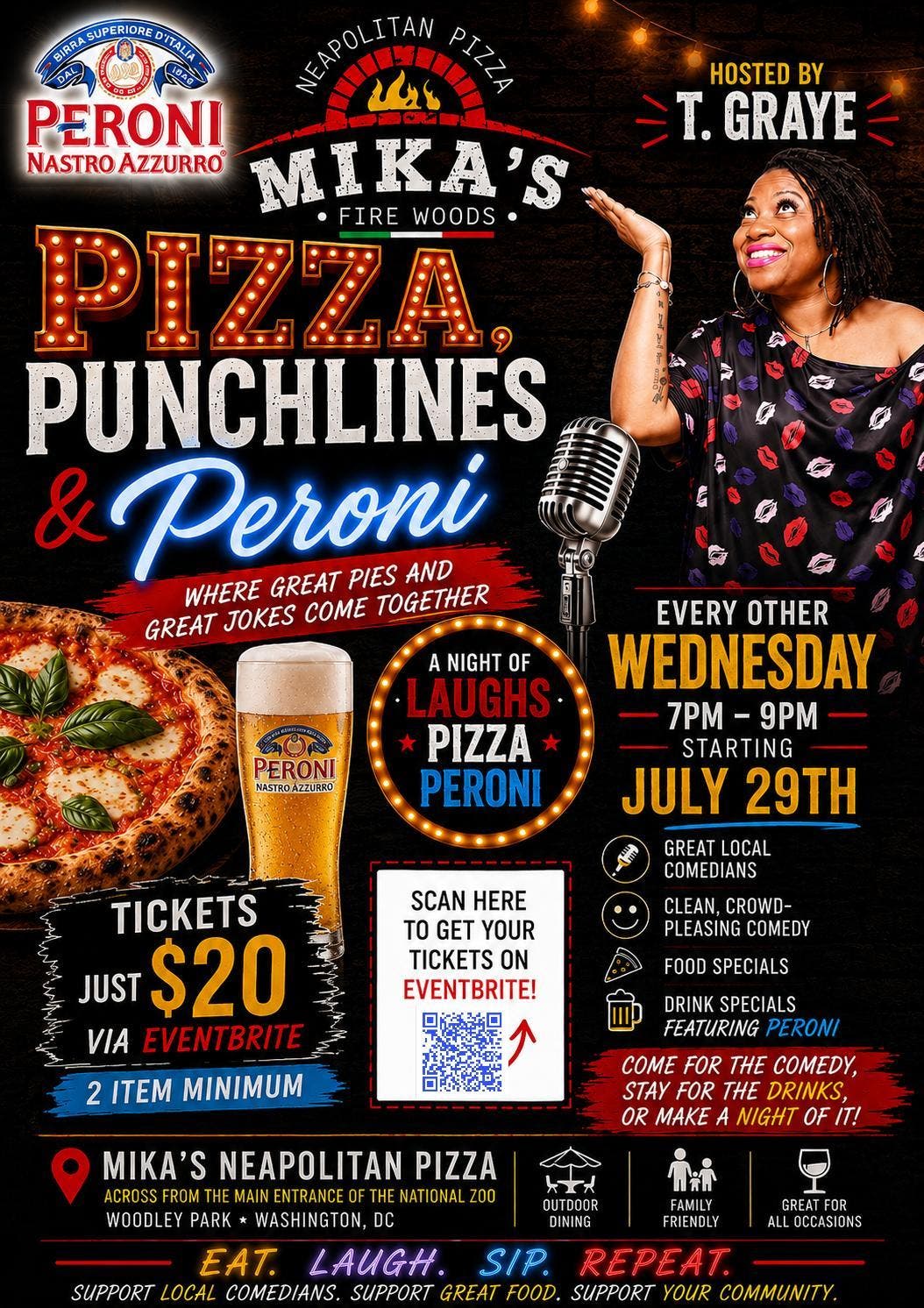Pizza, Punchlines & Peroni