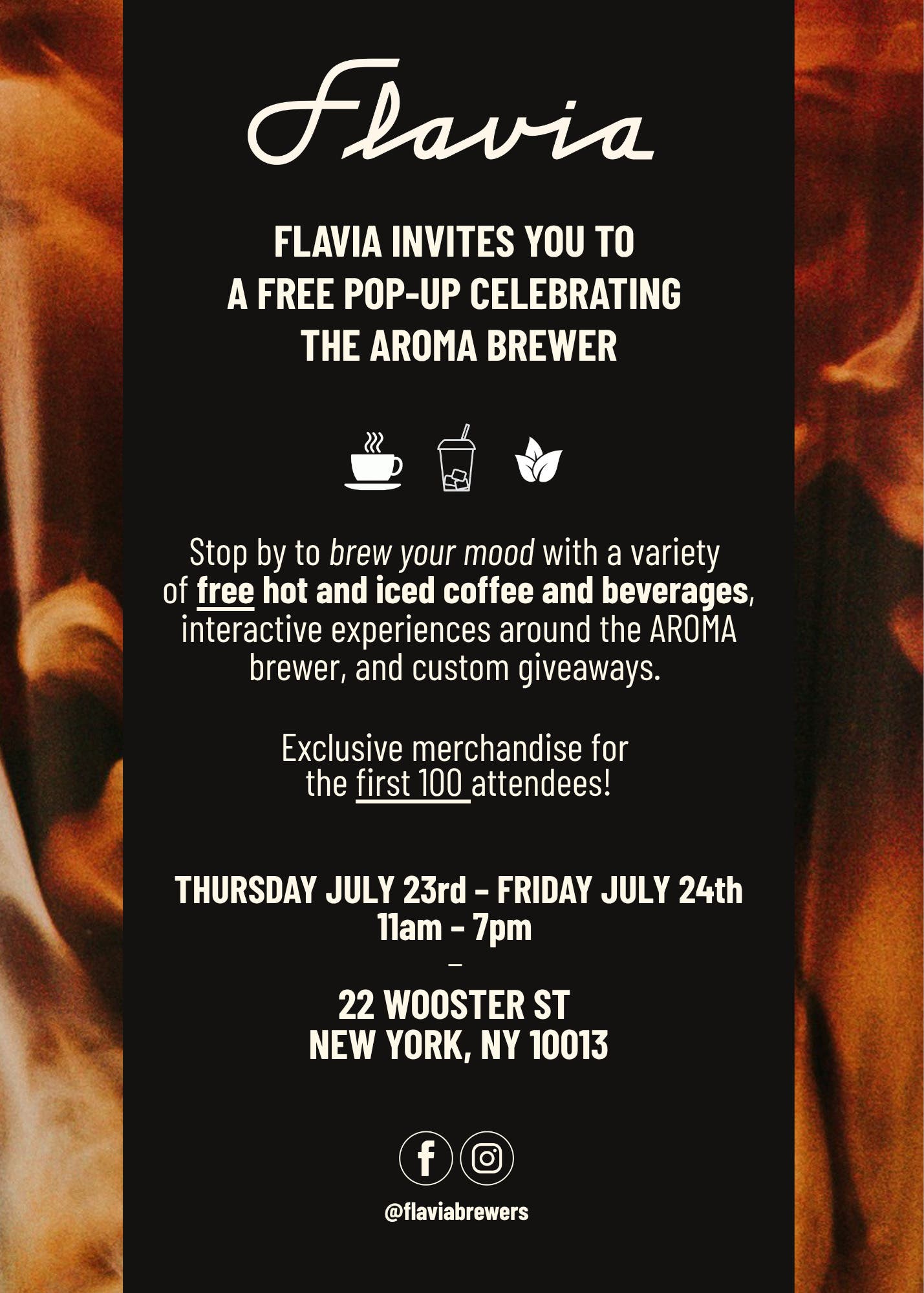 Flavia NYC Pop Up Experience