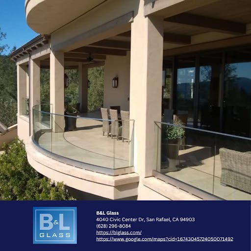 B & L Glass Brings Glass Railing Installation to San Rafael, CA Decks as the Marine Layer Pulls Back