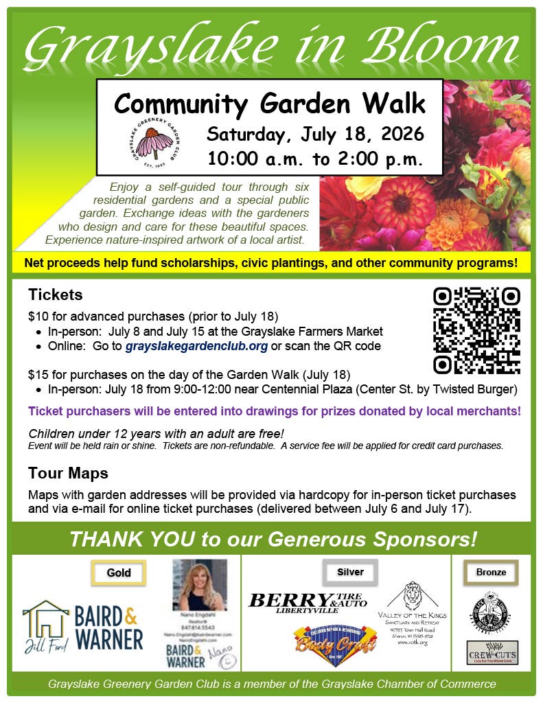 Grayslake In Bloom - Community Garden Walk