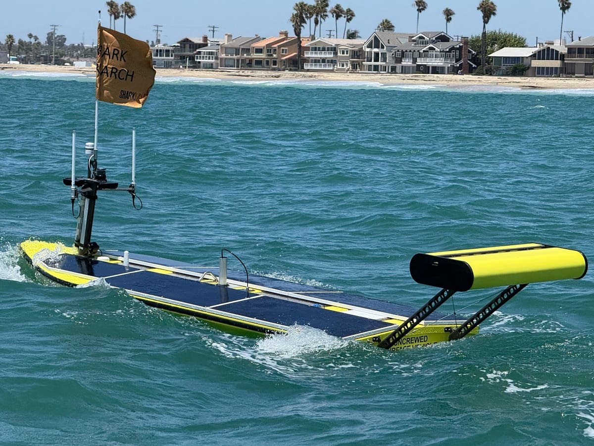 Researchers are testing a prototype shark-surveillance robot designed to help monitor shark activity near California beaches.