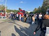 The mind-boggling queue for the Habit Burger & Grill food trucks showed just how popular they were