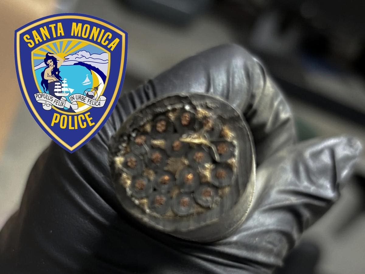 Santa Monica police recovered copper wire, burglary tools and other suspected stolen property during an early morning traffic stop that resulted in two arrests.
