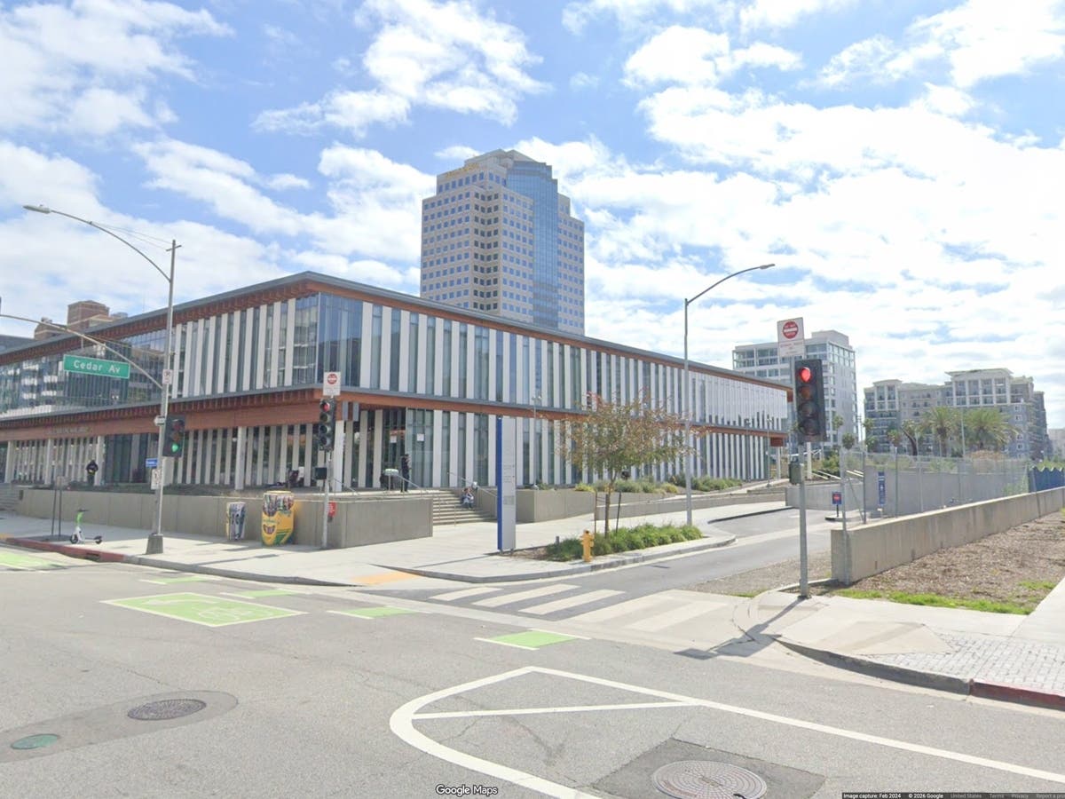 The terrace fence surrounding Long Beach's Billie Jean King Main Library is part of a project now expected to cost $811,449, according to the city.