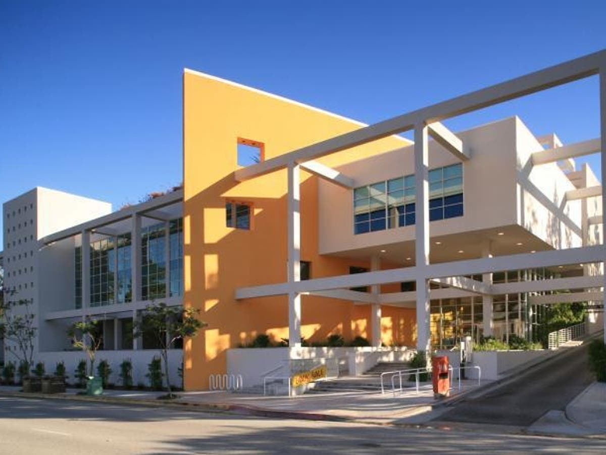 Renovation of the Deep Valley Drive plaza at Peninsula Center Library has been delayed after crews encountered unexpected conditions during construction.