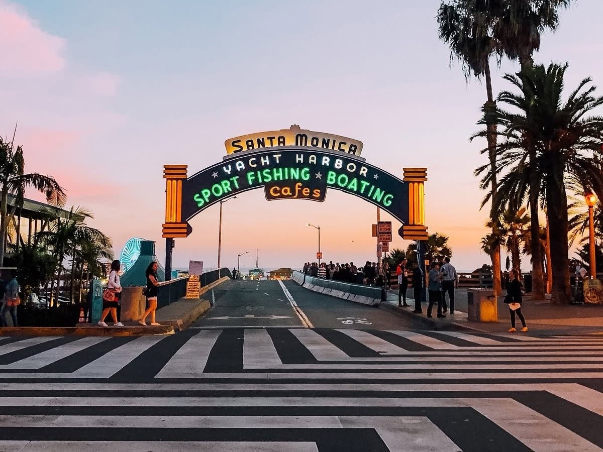 The historic neon Santa Monica Pier entrance sign, which has welcomed visitors since 1941, will be temporarily removed and sent to Las Vegas for restoration as part of the Pier Bridge replacement project.