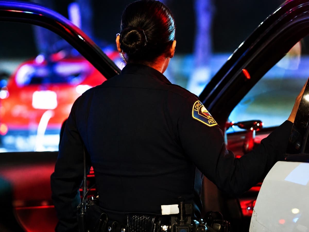 Long Beach police continued searching Friday for the driver who fled after a man was fatally struck on Anaheim Street near the 710 Freeway Thursday morning.