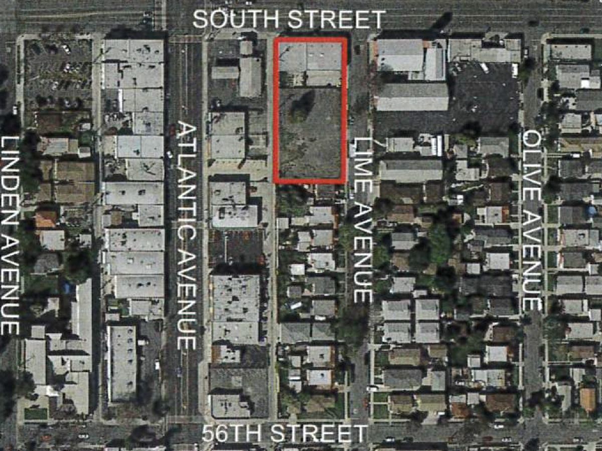 The city-owned property at South Street and Lime Avenue in North Long Beach has been the subject of redevelopment efforts for years. Officials are considering extending negotiations over a proposal to build 40 affordable apartments at the site.