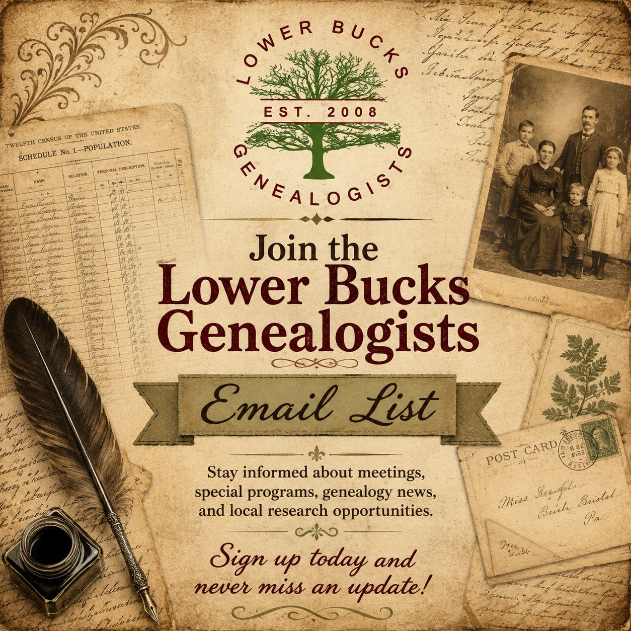 Join Our Email List!