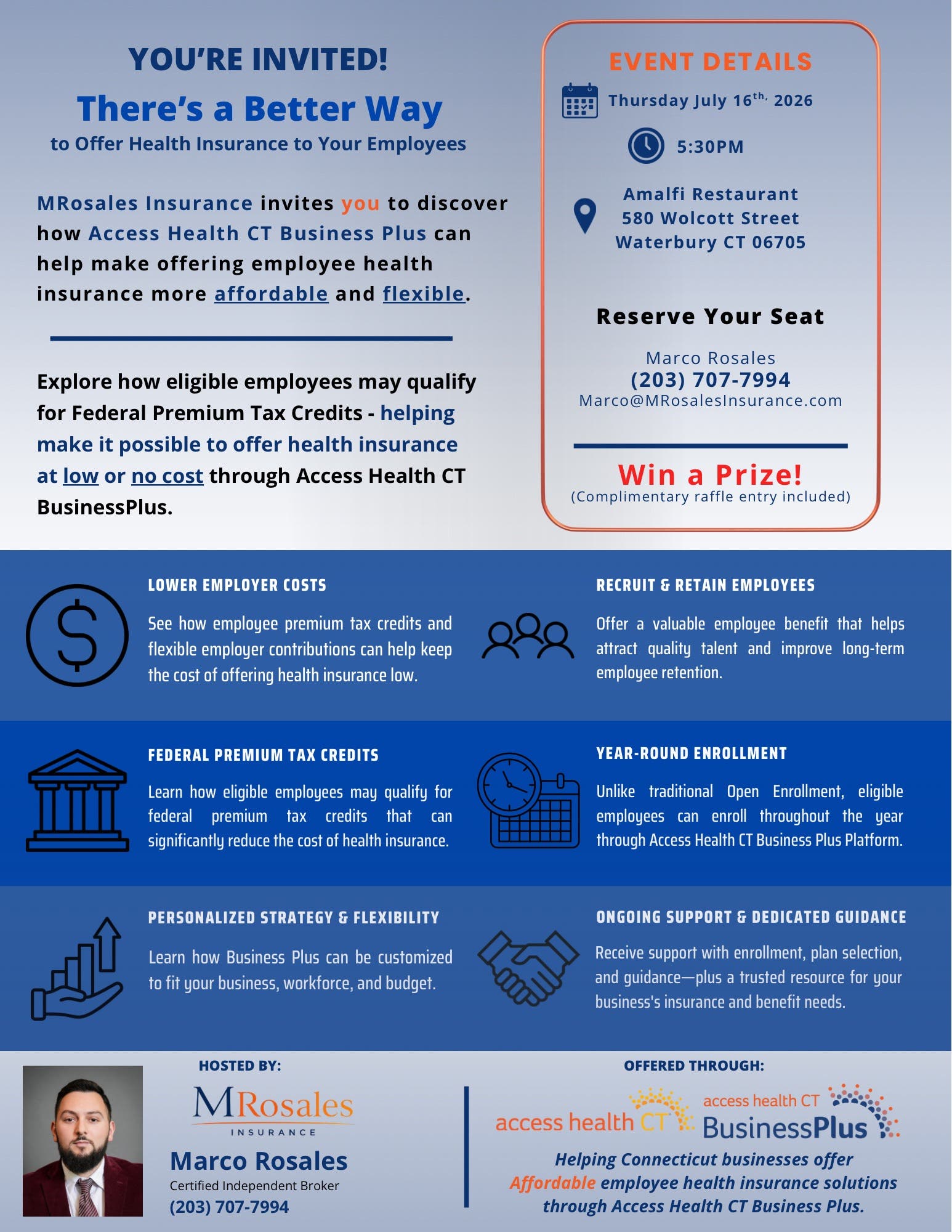 RSVP TODAY! Smarter Employee Health Benefits - Educational Seminar