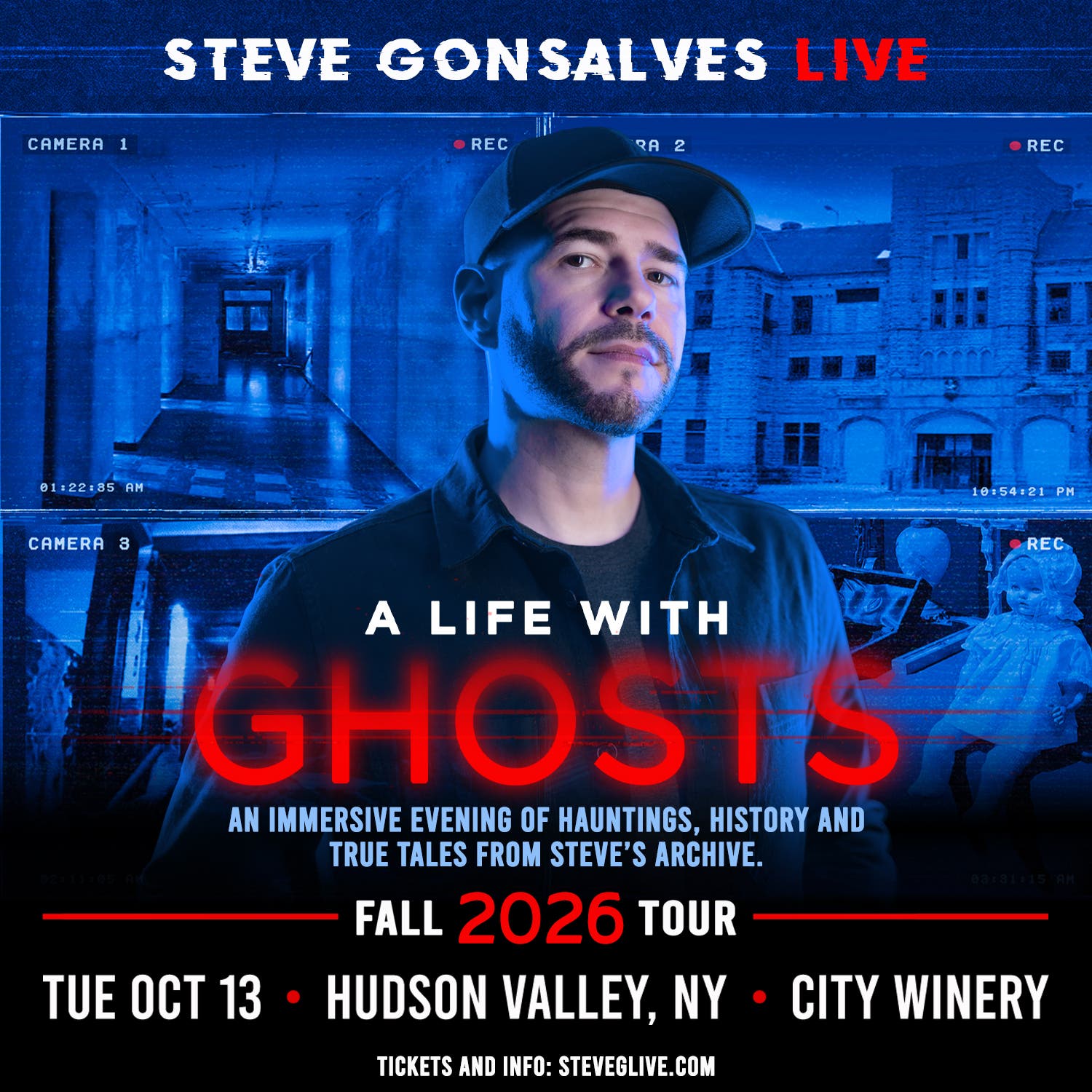 Ghost Hunters' Steve Gonsalves Live: A Life With Ghosts