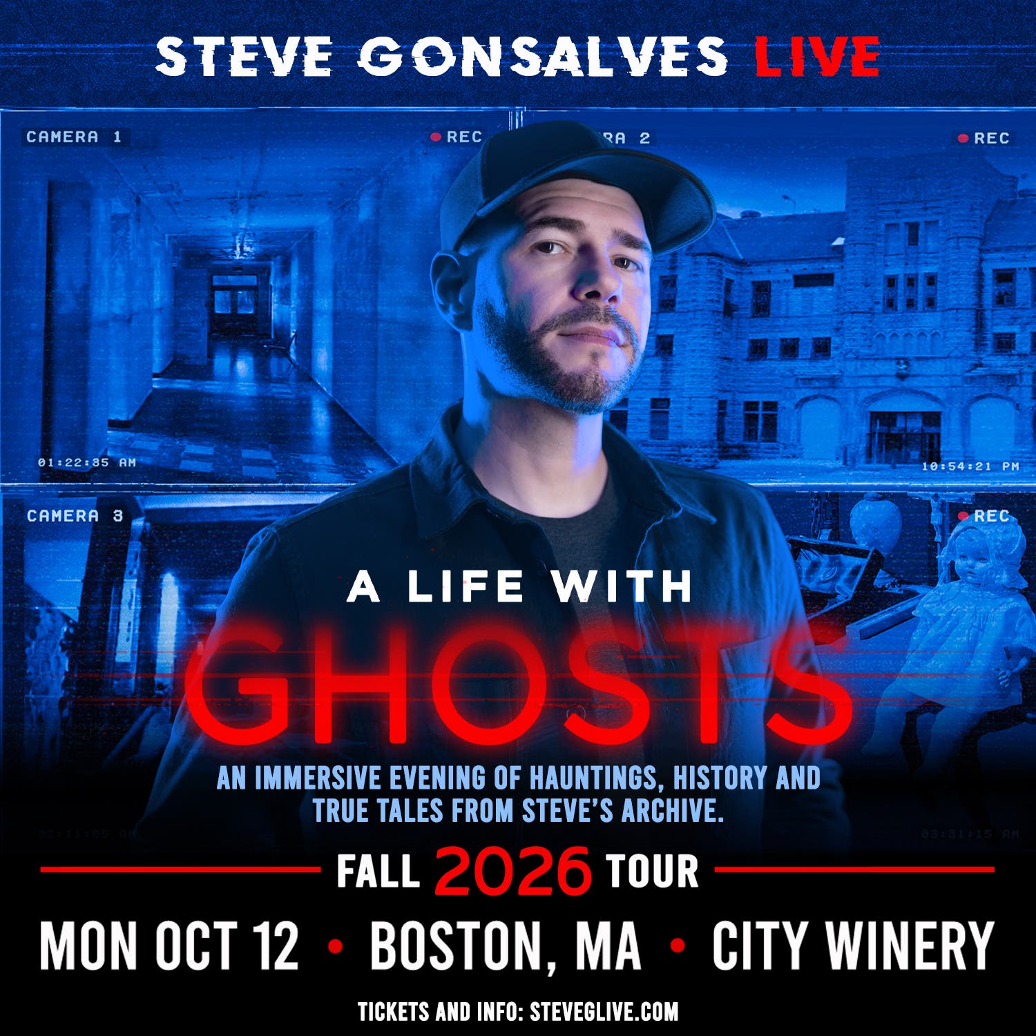 Steve Gonsalves Live: A Life With Ghosts
