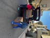 Loading material with the help of volunteers 