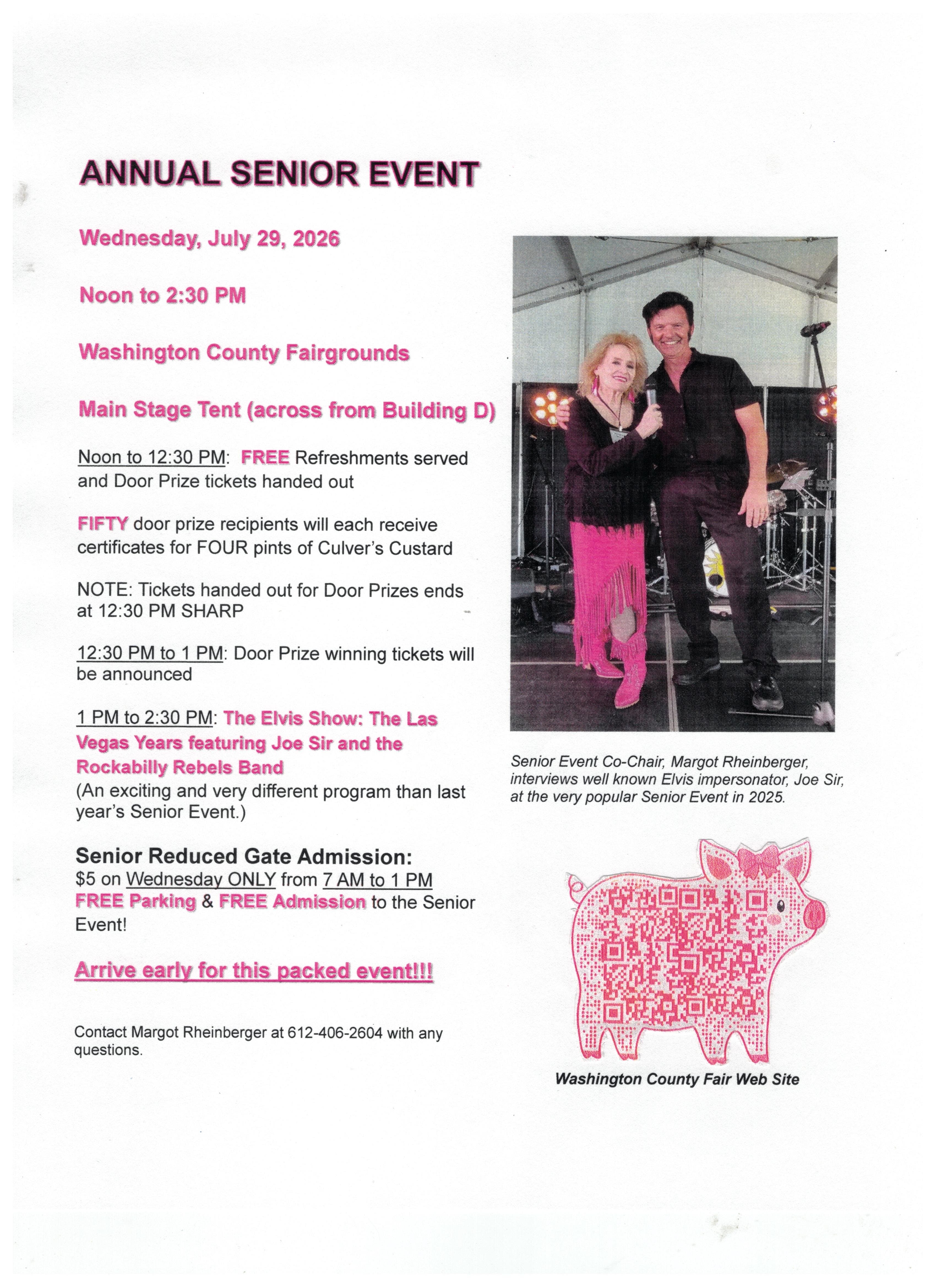 Annual Senior Event: The Elvis Show