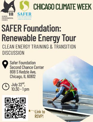 Safer Foundation Renewable Energy Workforce discussion and tour!