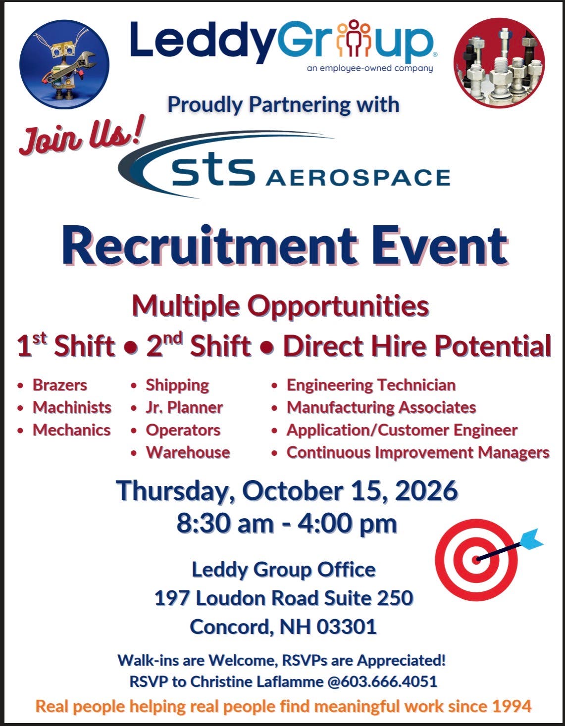 STS Aerospace Recruitment Event