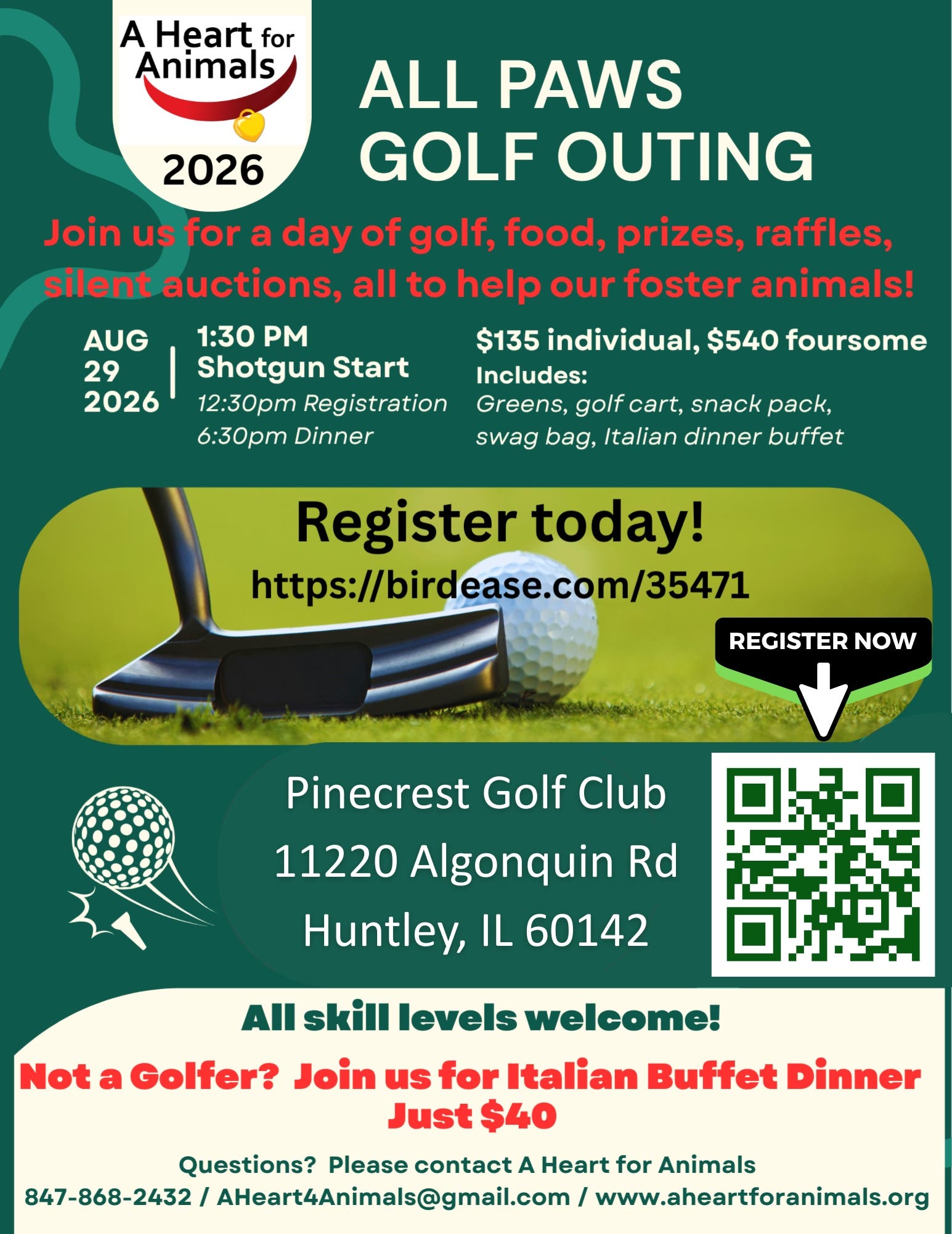 All Paws Golf Outing