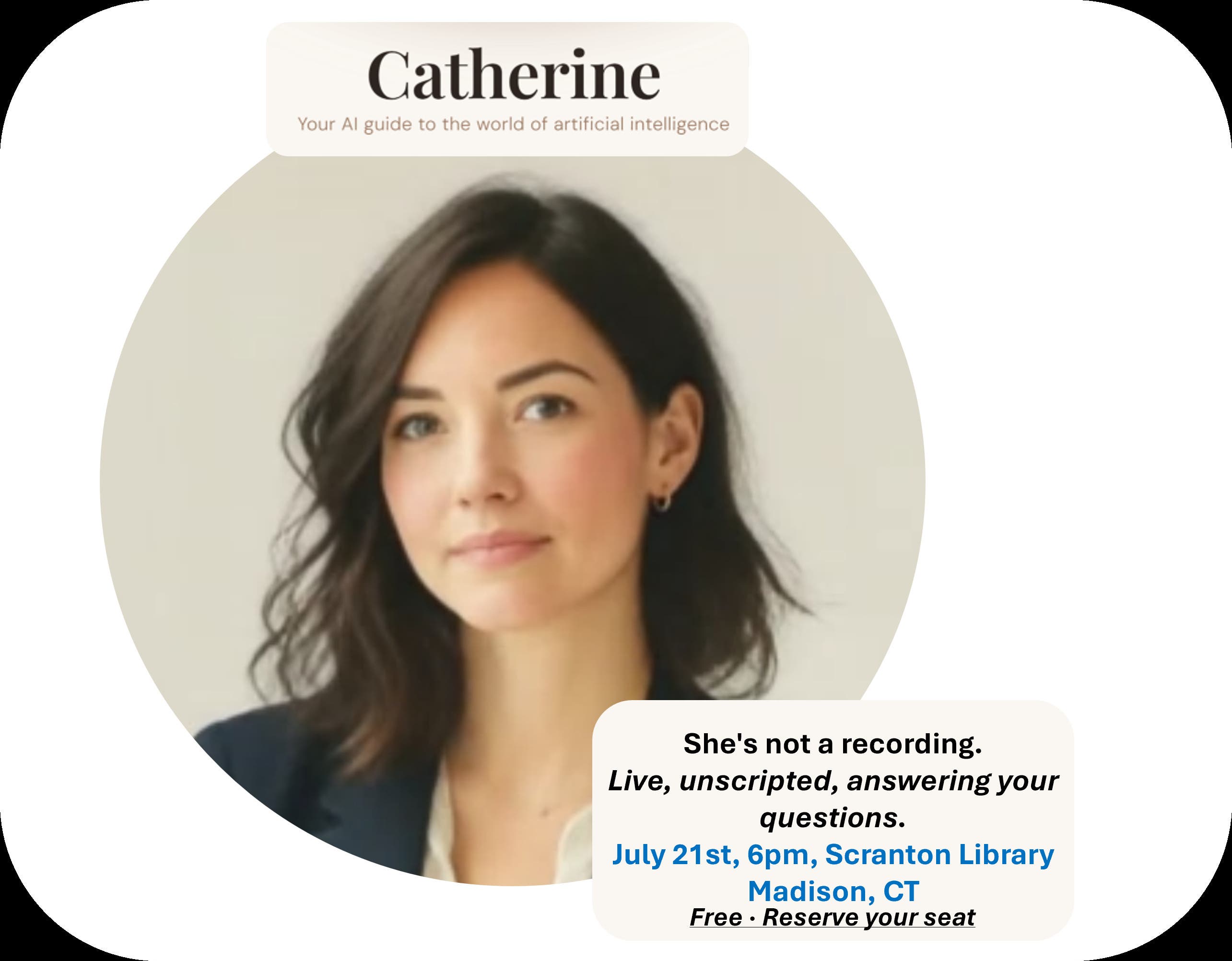 "Can You Trust a Live AI? Come Find Out — Free, Scranton Library"