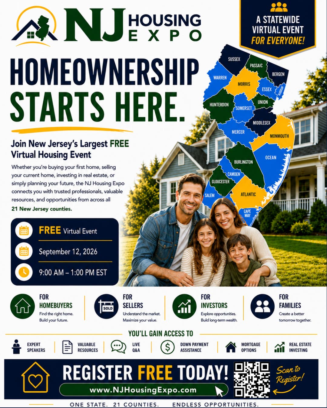 NJ Housing Expo – FREE Statewide Virtual Event