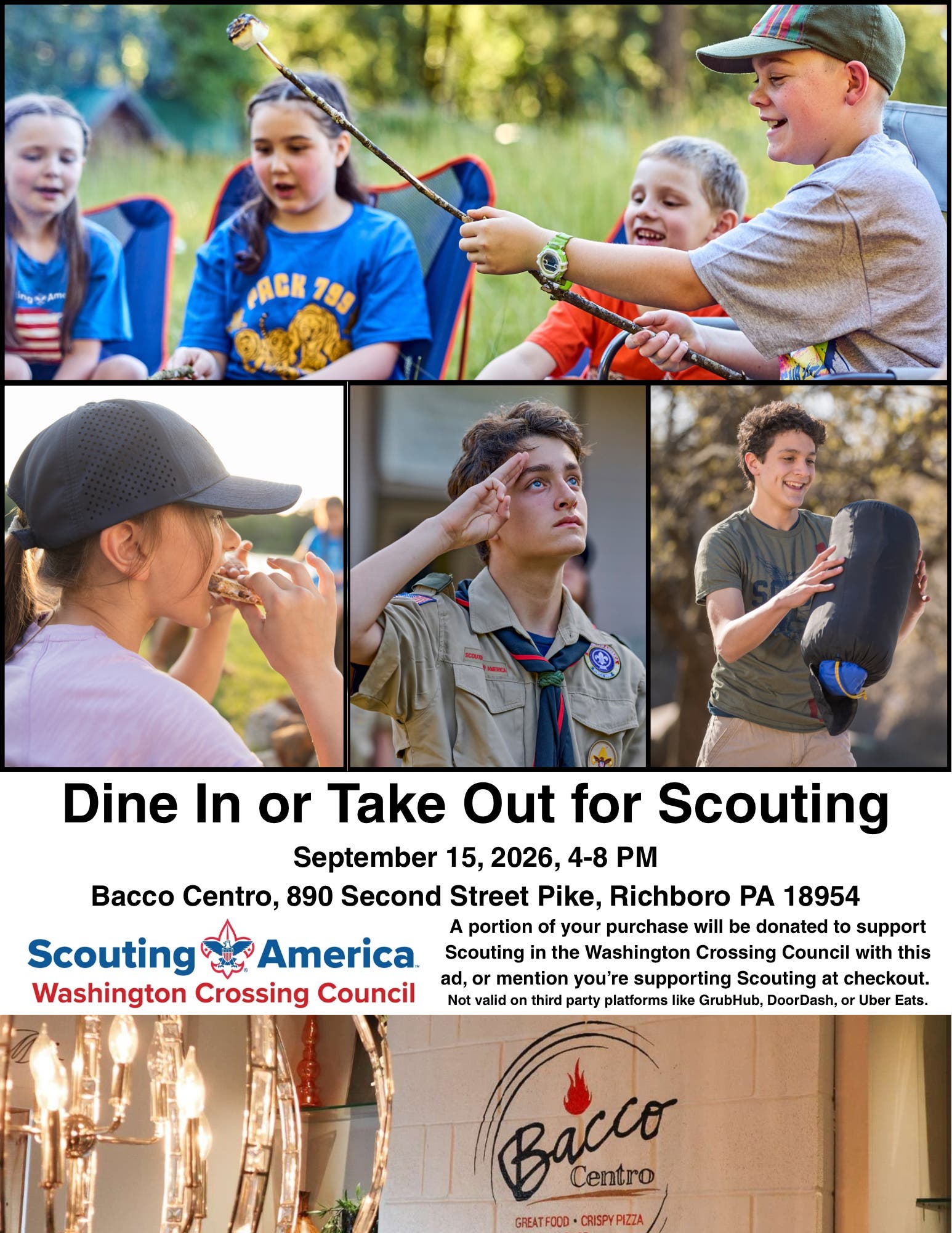 Dine to Donate for Scouting