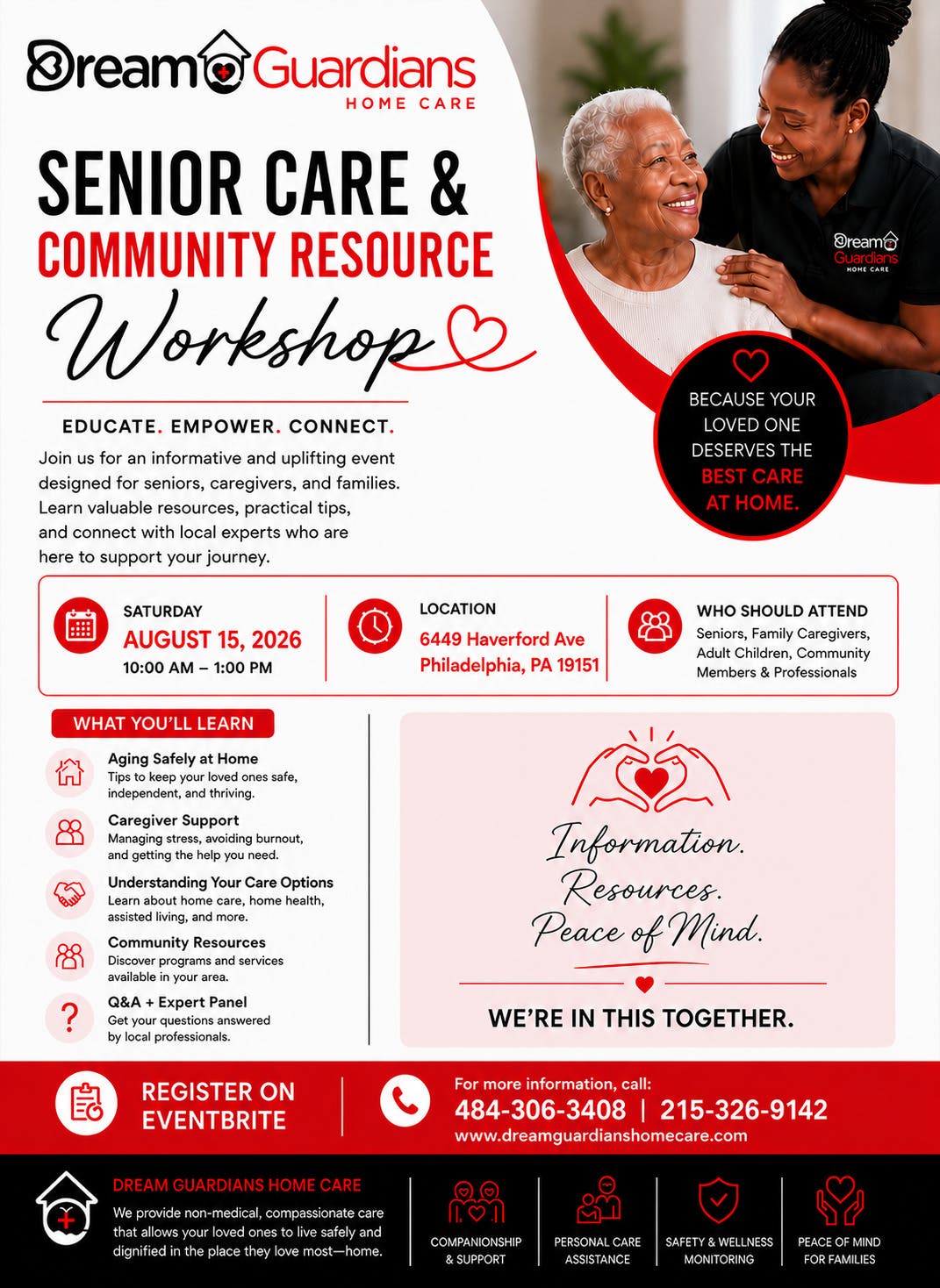 Senior Care & Community Resource Worshop