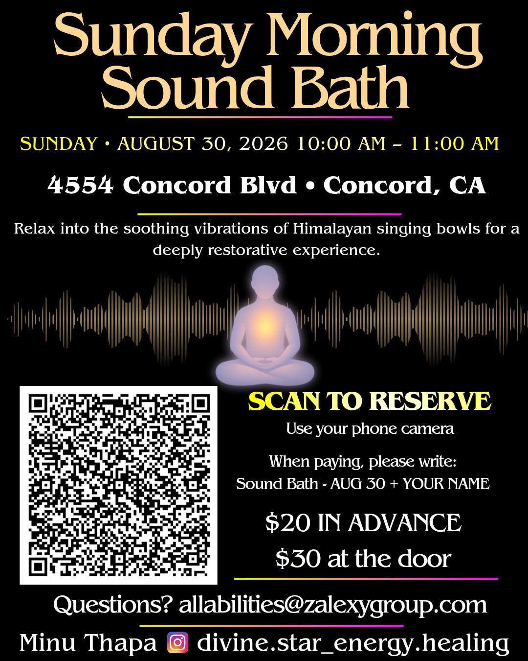 Sunday Morning Sound Bath