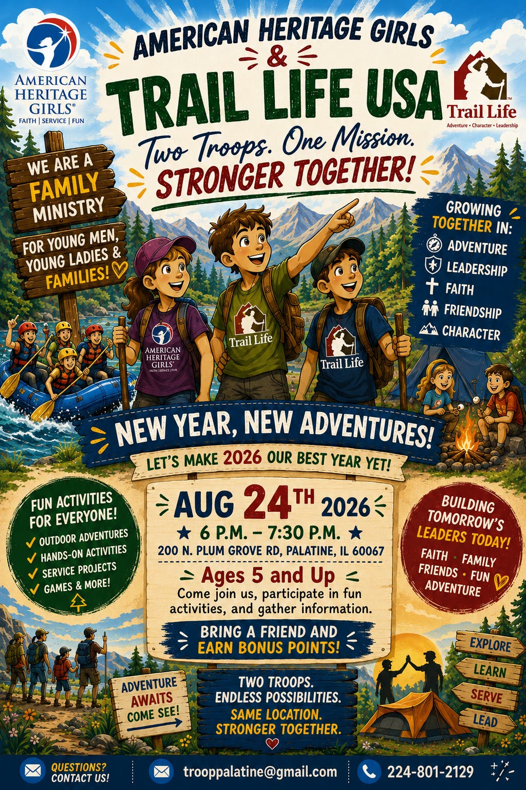 American Heritage Girls & Trail Life USA Troop IL-0412