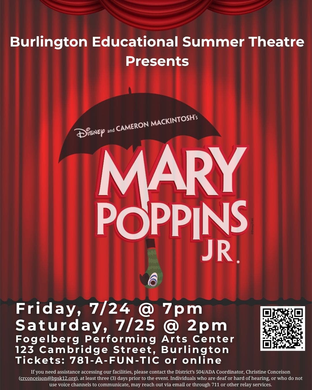 Mary Poppins Jr (presented by B.E.S.T.)