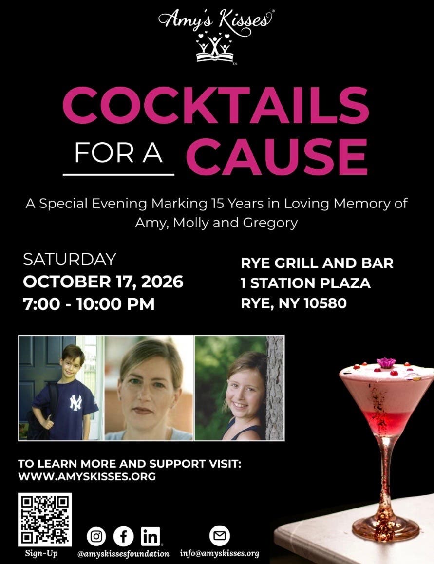 Cocktails for a Cause - Amy’s Kisses Foundation