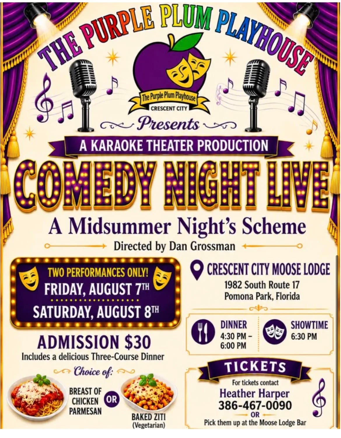 Comedy Night Live: A Midsummer Night’s Scheme