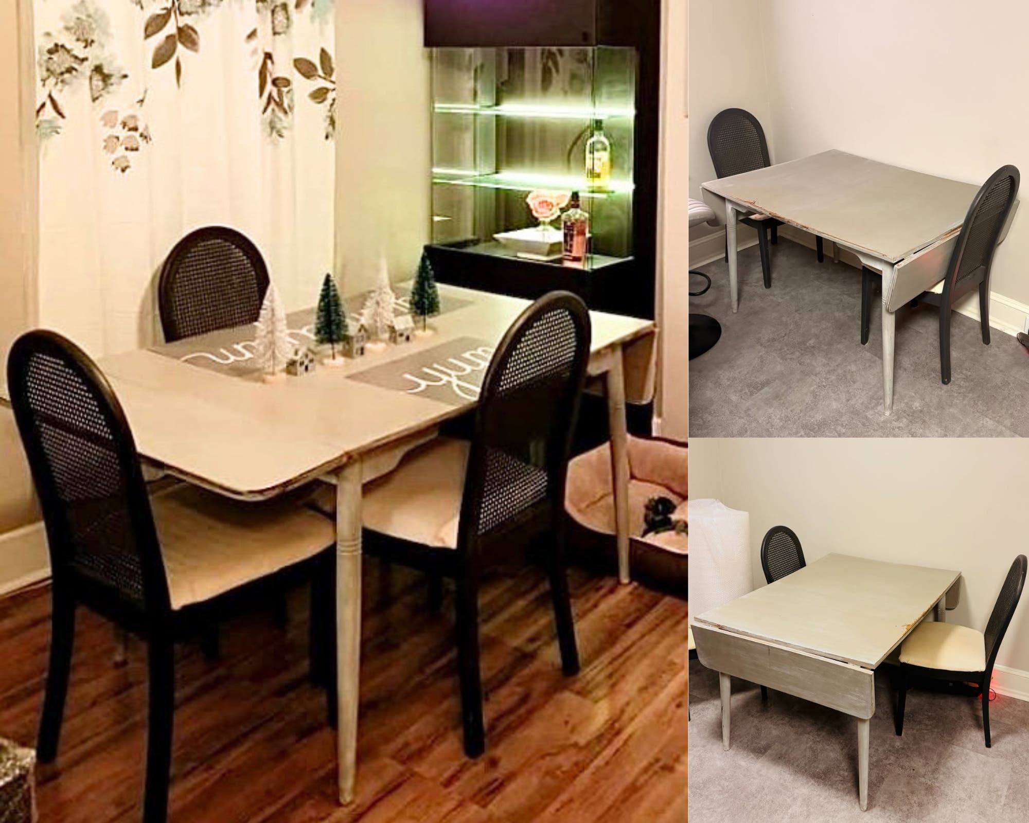 Dining Table with 2 Chairs- Antique Oak